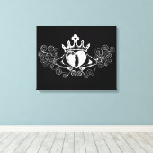 Toile Le Claddagh (blanc) (Insitu (Plancher de Bois))