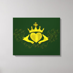 Toile Le Claddagh (Or)