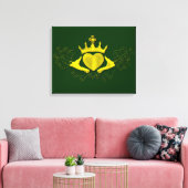 Toile Le Claddagh (Or) (Insitu(Salon))