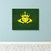 Toile Le Claddagh (Or) (Insitu (Plancher de Bois))