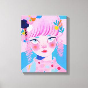 Toile Le clown du cirque