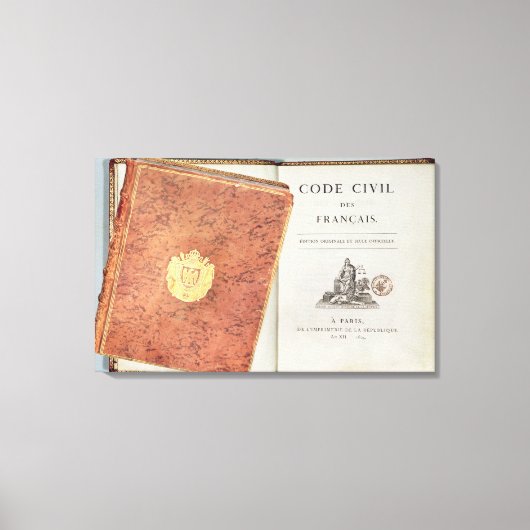 Toile Le Code civil des Français (Recto)
