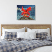 Toile Le coffre au trésor du Dragon Rouge volant (Insitu(Chambre))