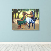 Toile Le Coiffeur 2001 (Insitu (Plancher de Bois))