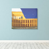 Toile Le Colisée de Rome (Insitu (Plancher de Bois))