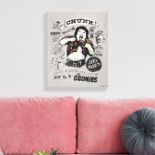Toile Le Collage Retro de Goonies Chunk (Insitu(Salon))