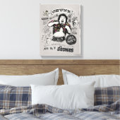 Toile Le Collage Retro de Goonies Chunk (Insitu(Chambre))