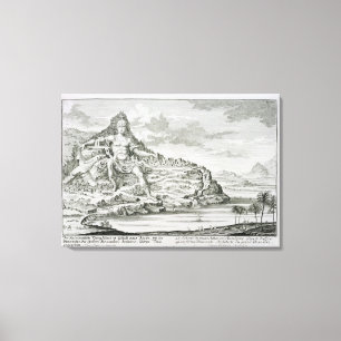 Toile Le colosse du mont Athos, Macédoine, une