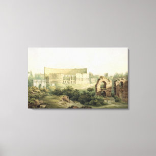 Toile Le Colosseum, Rome, 1802 (la semaine au-dessus du