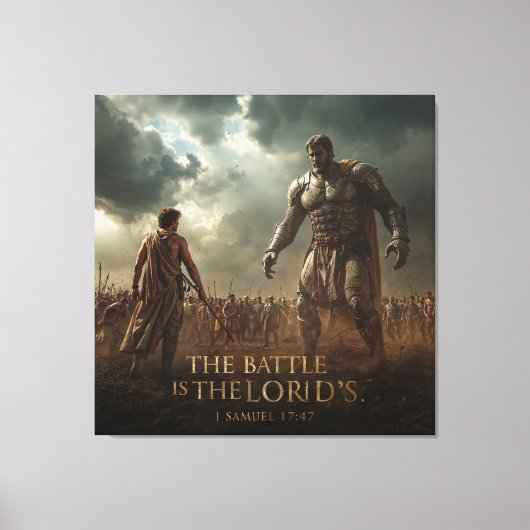 Toile Le combat est l'Éternel (Recto)
