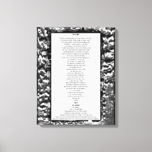Toile Le combat et les signes du courage