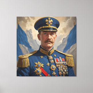 Toile Le Commandant du Dominion Bleu