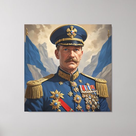 Toile Le Commandant du Dominion Bleu (Recto)