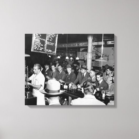 Toile Le comptoir de Pete, 1950 (Recto)