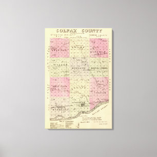 Toile Le comté de Colfax, Nébraska
