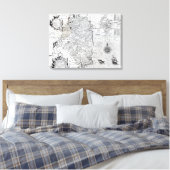 Toile Le Comté de Leinster avec la Ville de Dublin (Insitu(Chambre))