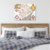 Toile Le Comté de Monmouth, gravé par Jodocus (Insitu(Chambre))