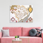 Toile Le Comté de Monmouth, gravé par Jodocus (Insitu(Salon))