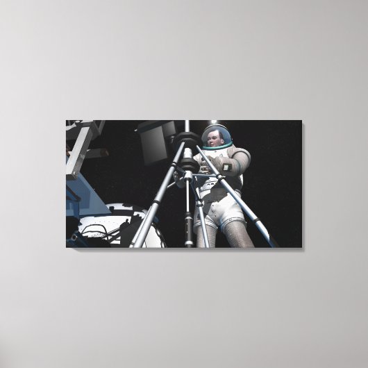 Toile Le concept artistique de l'exploration spatiale fu (Recto)