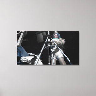 Toile Le concept de l'artiste de la future exploration