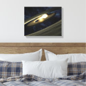 Toile Le concept de l'artiste montrant un morceau de mat (Insitu(Chambre))