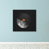 Toile Le concept de l'artiste montrant un noyau interne (Insitu (Plancher de Bois))