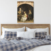 Toile Le Concert : Chanteur et Joueur de Théorbo (Insitu(Chambre))