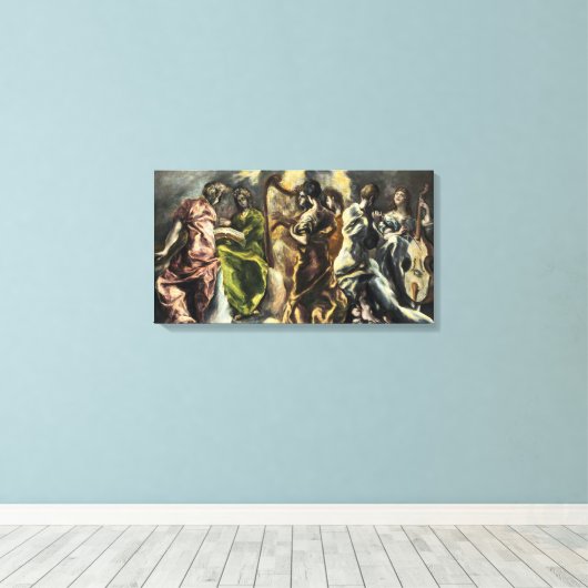 Toile Le Concert des Anges | El Greco | (Insitu (Plancher de Bois))