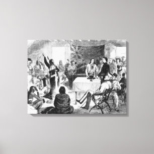 Toile Le Conseil de Taureau de séance, 1877