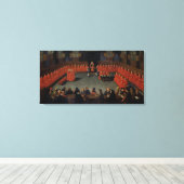 Toile Le Conseil des Malines (Insitu (Plancher de Bois))