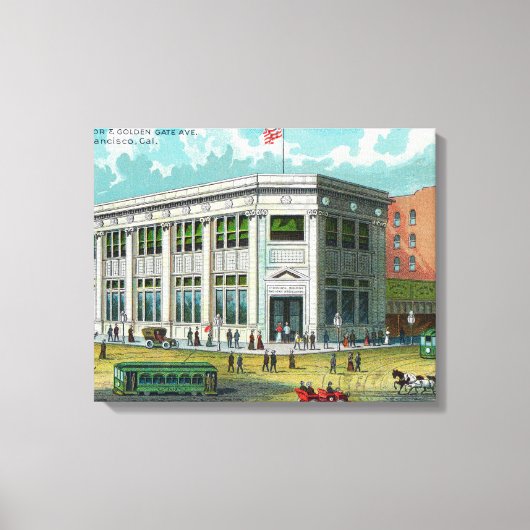 Toile Le Continental Bldg et le Prêt Assn. (Recto)