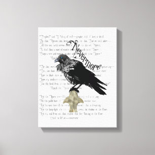 Toile Le Corbeau d'Edgar Allan Poe
