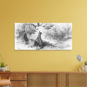 Toile Le Corbeau et le Renard (Insitu(Salon))
