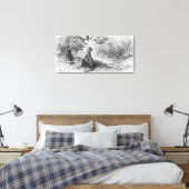 Toile Le Corbeau et le Renard (Insitu(Chambre))