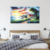 Toile Le Cottage Côtier (Insitu(Chambre))