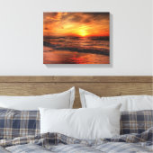 Toile Le coucher de soleil le plus parfait à la plage (Insitu(Chambre))