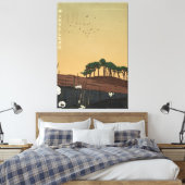Toile Le coucher de soleil relaxant du soir (Insitu(Chambre))