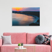 Toile Le coucher du soleil du lac Travis (Insitu(Salon))