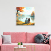Toile Le couple d'automne (Insitu(Salon))
