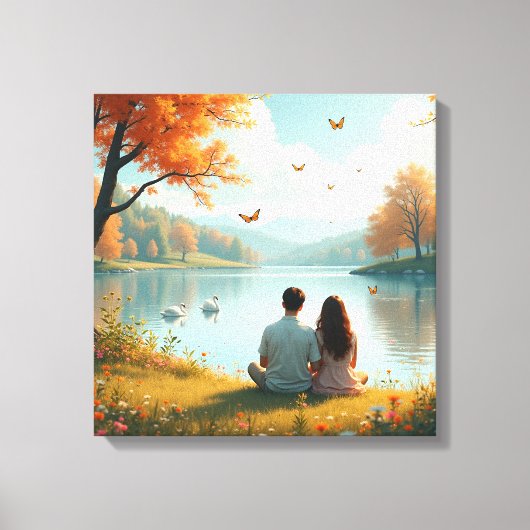 Toile Le couple d'automne (Recto)