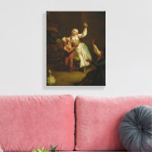 Toile Le couple heureux (Insitu(Salon))