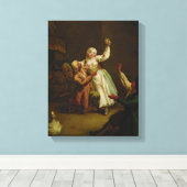 Toile Le couple heureux (Insitu (Plancher de Bois))