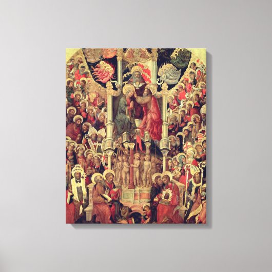 Toile Le couronnement de la Vierge (Recto)