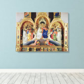 Toile Le couronnement de la Vierge (Insitu (Plancher de Bois))