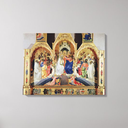 Toile Le couronnement de la Vierge (Recto)