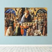 Toile Le couronnement de la Vierge (Insitu (Plancher de Bois))
