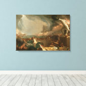 Toile Le cours de l'empire destruction Cole T. (Insitu (Plancher de Bois))
