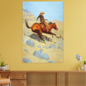 Toile Le Cowboy de Frederic Remington (1902) (Insitu(Salon))