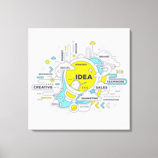 Toile Le Credo de l'Entrepreneur (Recto)