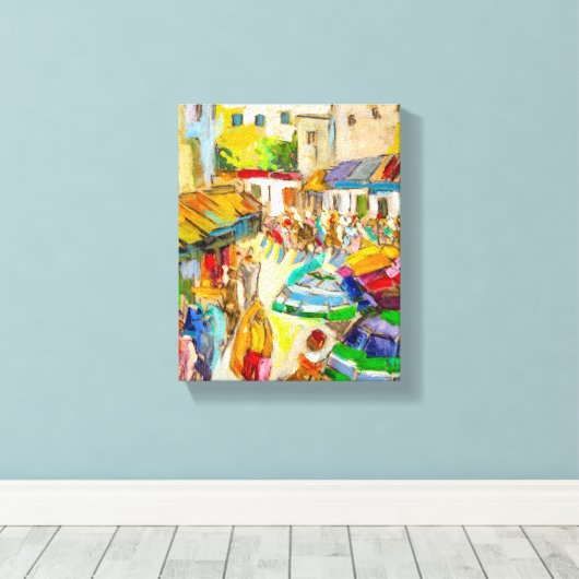 Toile Le créneau (Insitu (Plancher de Bois))